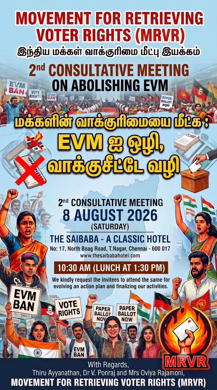 MRVR consultative meeting poster